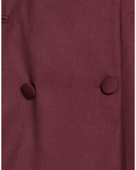 Kocca Purple Mini Dress Polyester, Viscose, Elastane