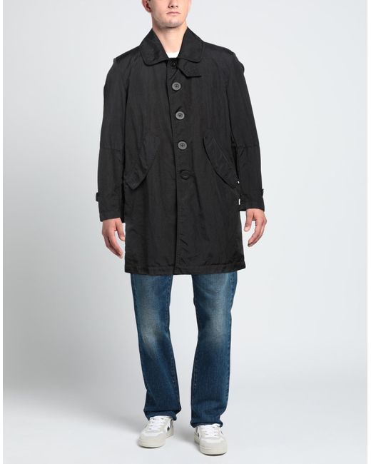 Vintage De Luxe Black Overcoat & Trench Coat for men