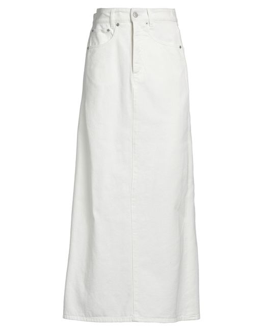 MM6 by Maison Martin Margiela White Jeansrock