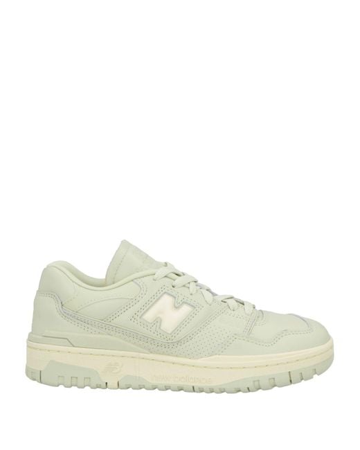New Balance White Sneakers Leather