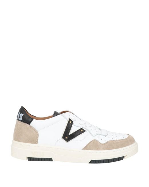 Via Roma 15 White Sneakers Leather