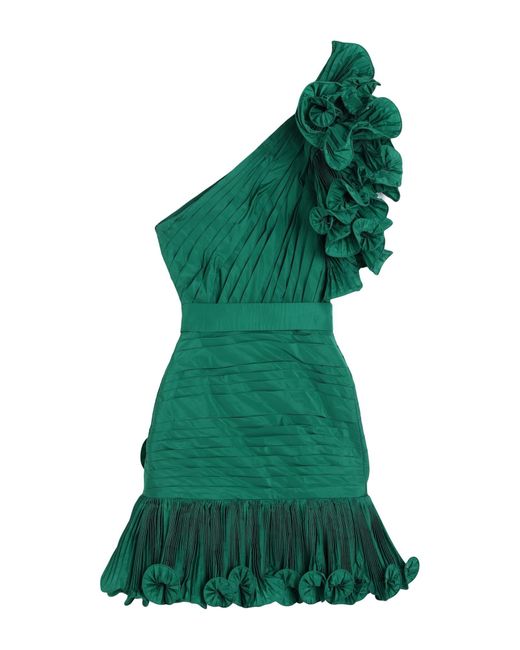 Elie Saab Green Mini Dress