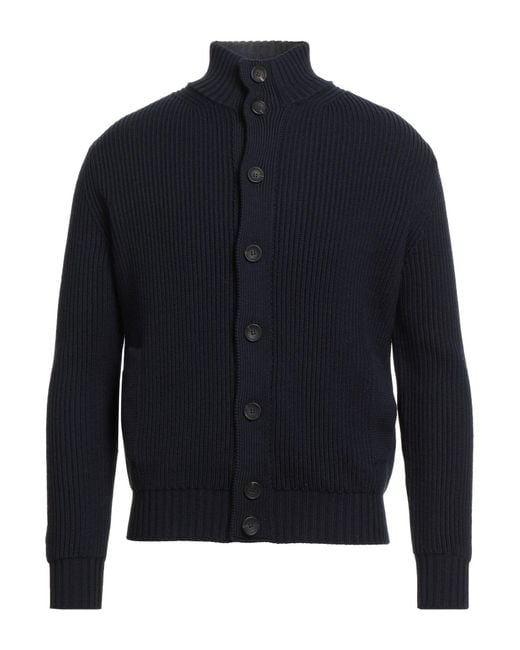 FILIPPO DE LAURENTIIS Blue Cardigan for men