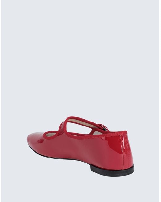 Repetto Red Ballet Flats