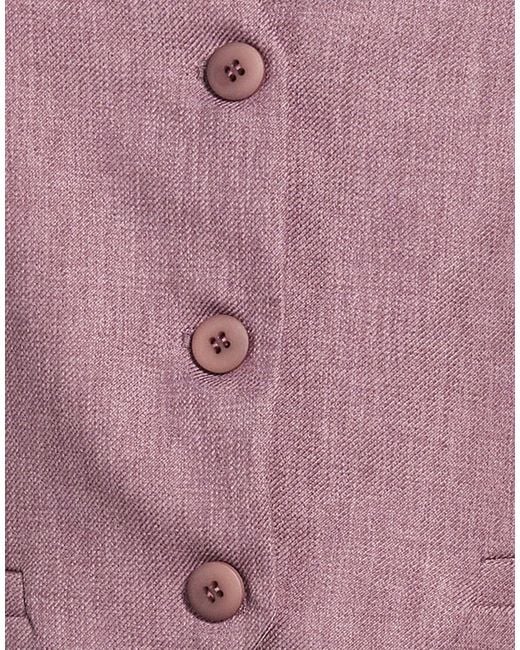 Dixie Purple Tailored Vest Polyester