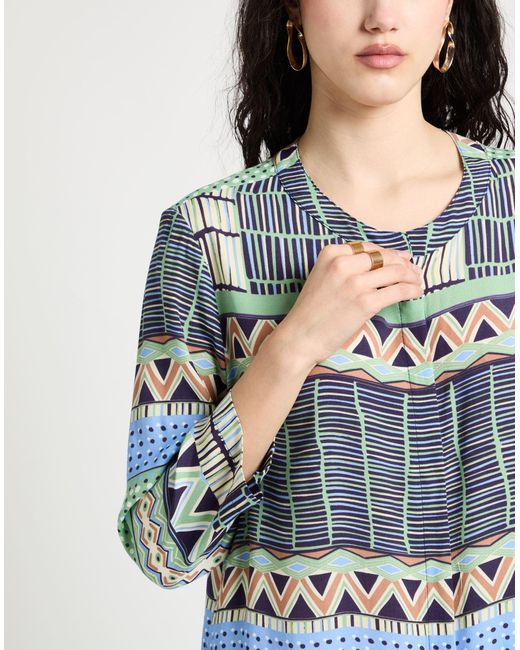 Camicettasnob Blue Midi-Kleid