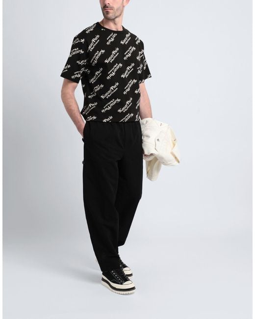 KENZO Black Pants for men