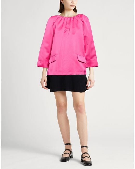 Semicouture Pink Top Polyester