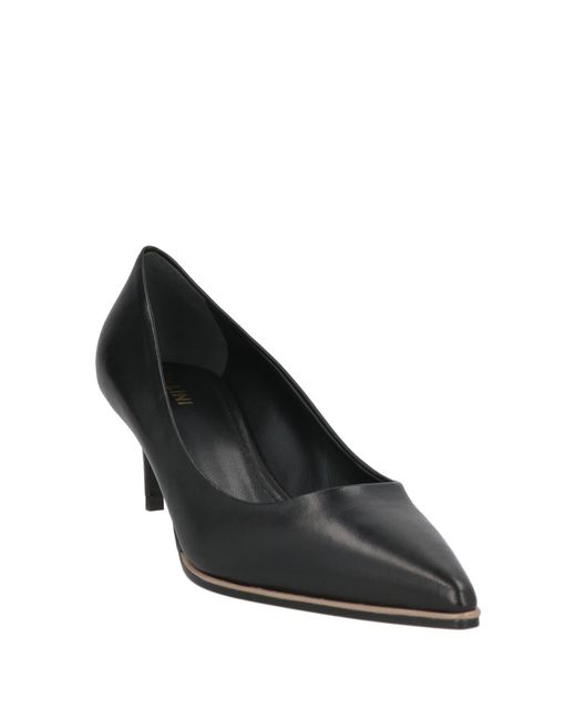 Pollini Black Pumps Leather