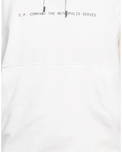 C P Company White Sweatshirt for men