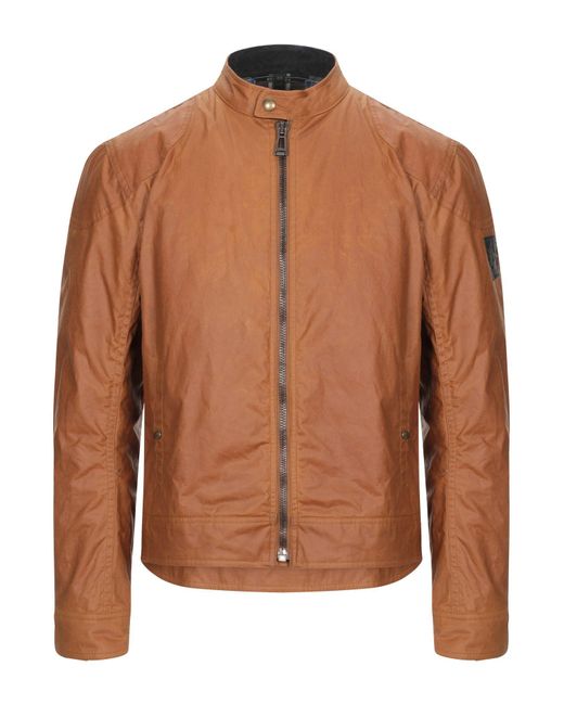 Belstaff Cotton Jacket in Brown for Men - Lyst