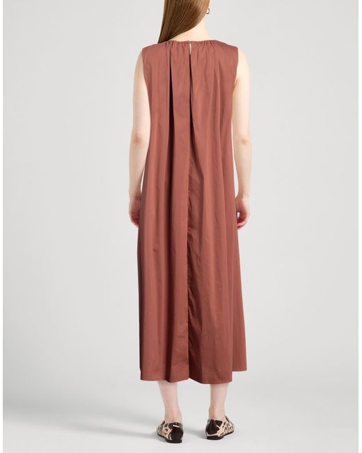 Liviana Conti Brown Midi-Kleid