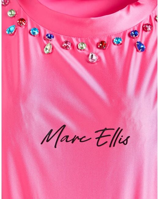 Marc Ellis Pink Bodysuit Nylon, Elastane