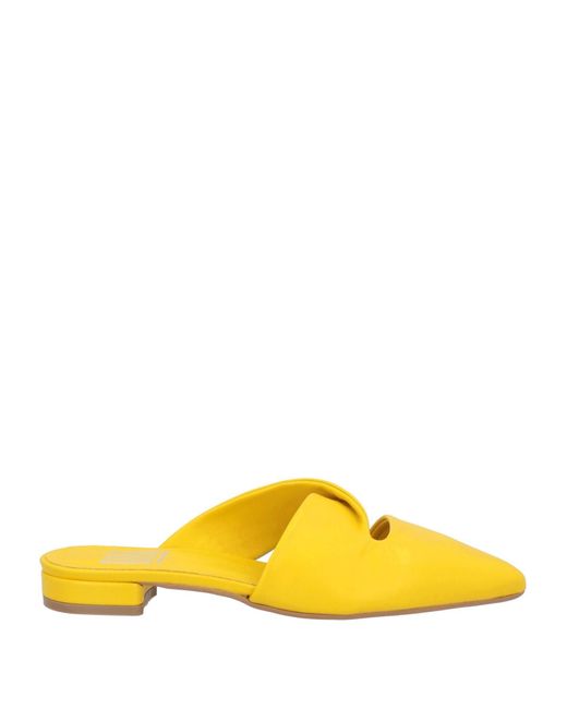Balie Yellow Mules & Clogs