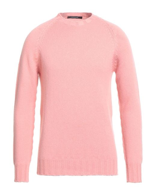 Pullover di Tagliatore in Pink da Uomo