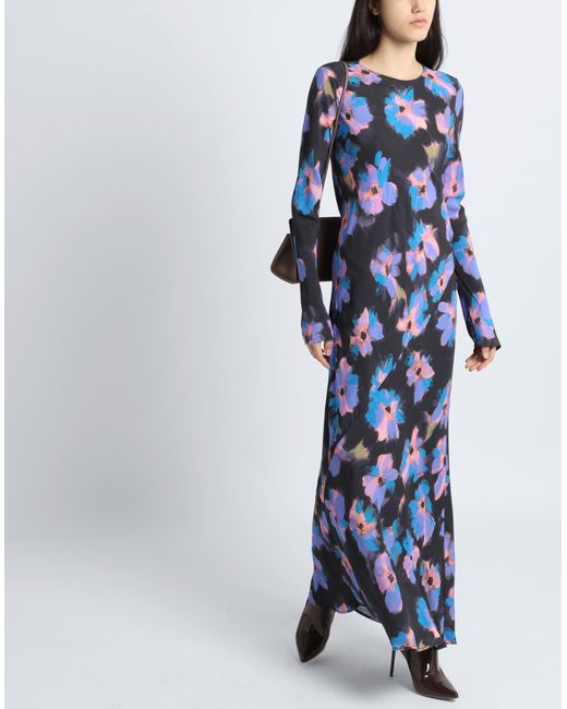 TOPSHOP Blue Maxi Dress