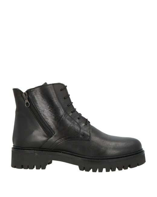 Exton Black Ankle Boots