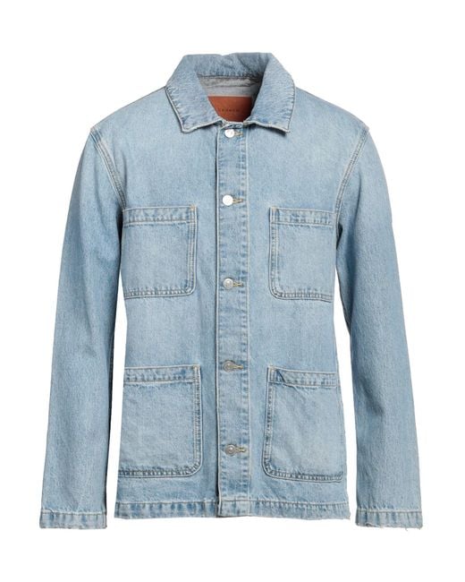 Sandro Blue Denim Outerwear for men