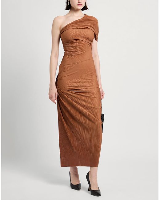 Atlein Brown Maxi-Kleid