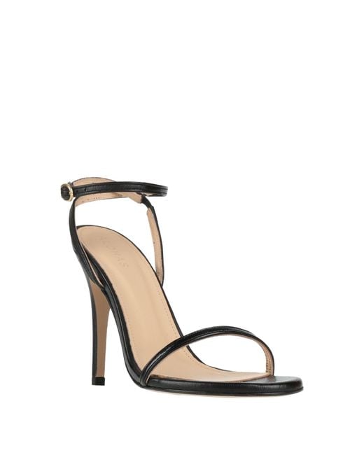 Alohas Black Sandals Leather