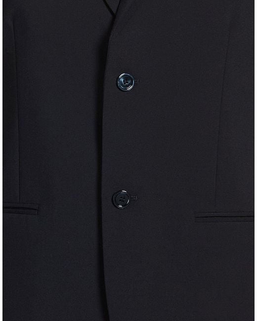 Daniele Alessandrini Blue Blazer Wool, Polyester, Elastane for men