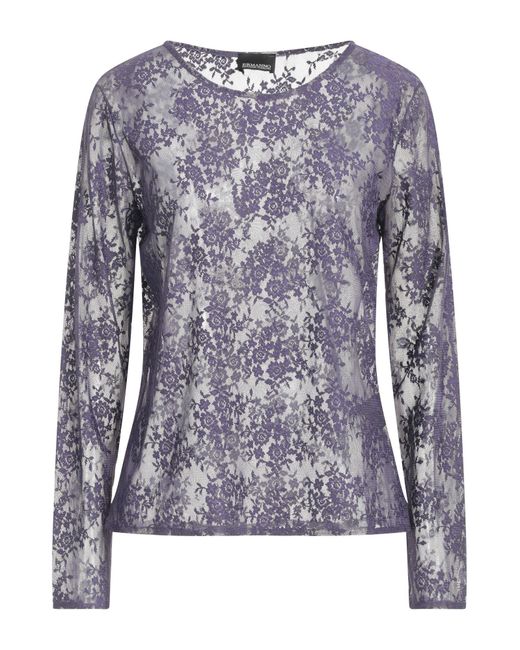 Ermanno Scervino Blue Top Polyester