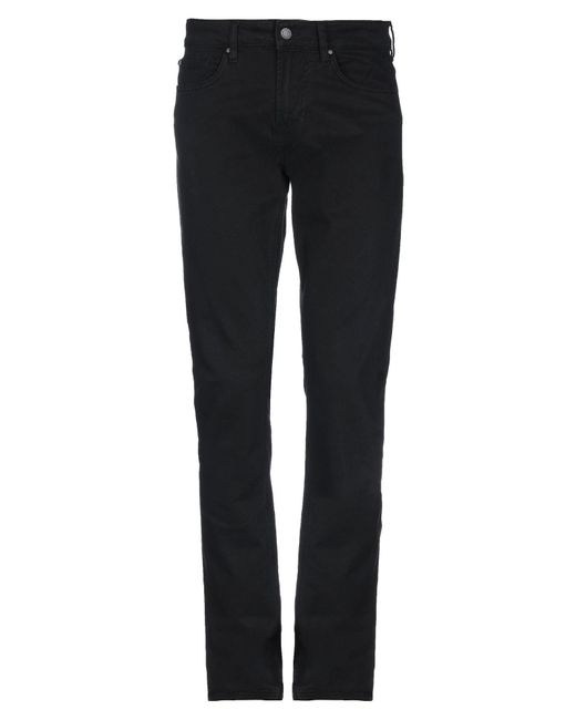 Guess Cotton Pants in Black for Men | Lyst