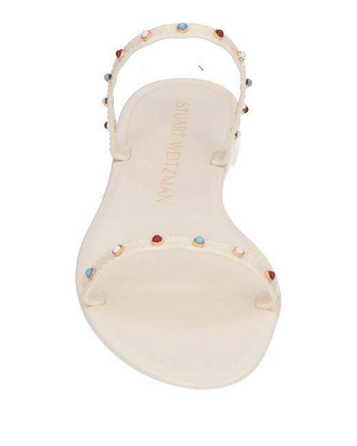 Stuart Weitzman White Sandals