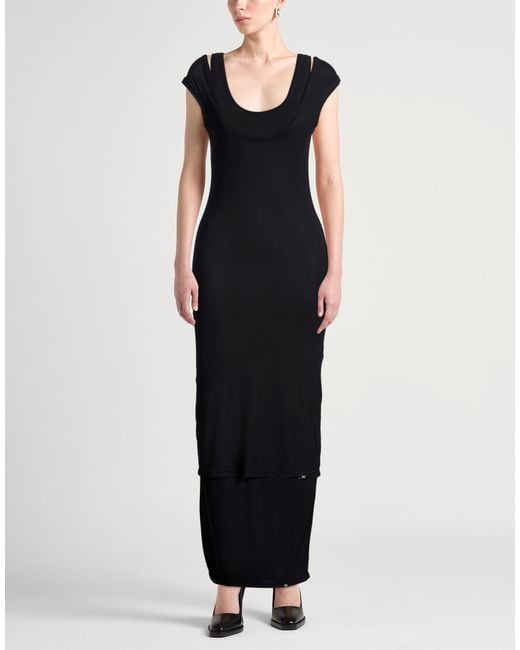KNWLS Black Maxi Dress Polyamide, Elastane