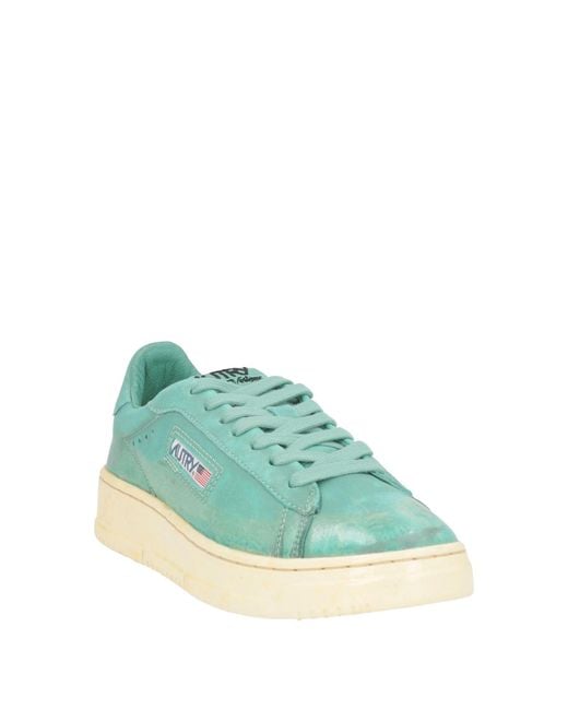 Autry Green Sneakers Leather