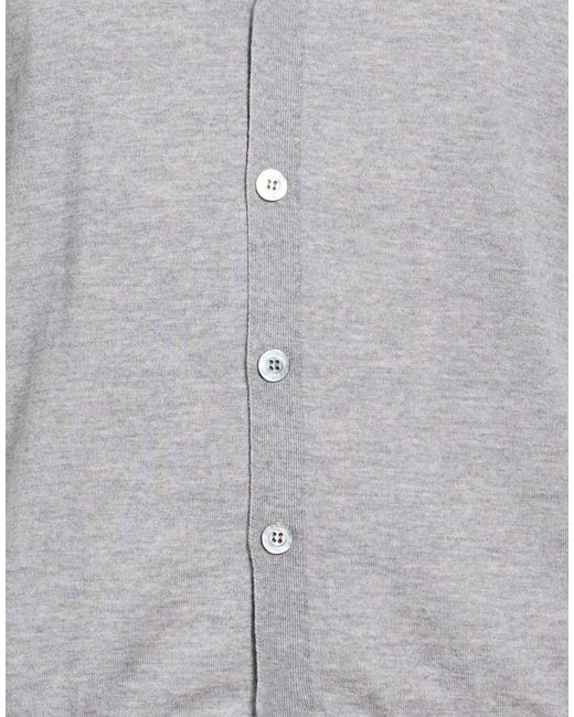 Canali Gray Cardigan for men