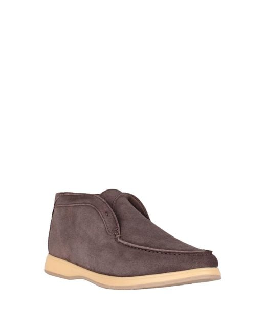 Andrea Ventura Firenze Brown Ankle Boots for men