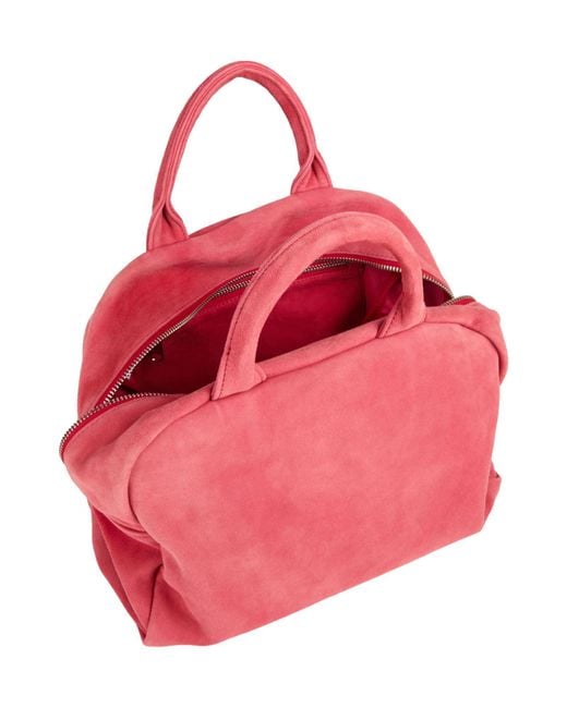 Comme des Garçons Pink Handbag Shearling
