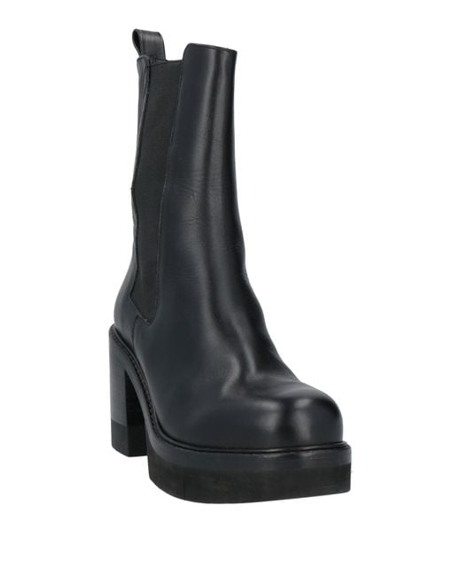 Paloma Barceló Black Reece Ankle Boots Leather