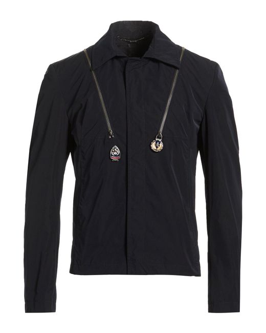 Bikkembergs Blue Jacket Polyester for men