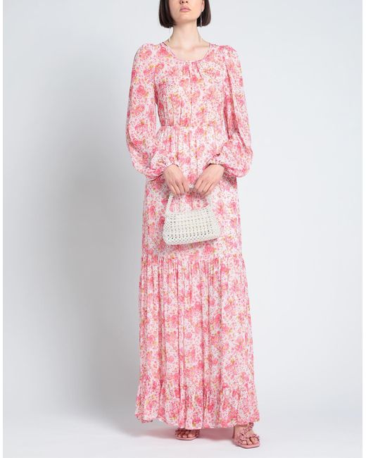 Robe longue byTiMo en coloris Pink