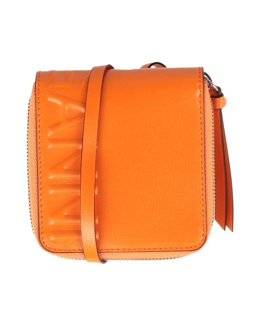 Ganni Orange Brieftasche