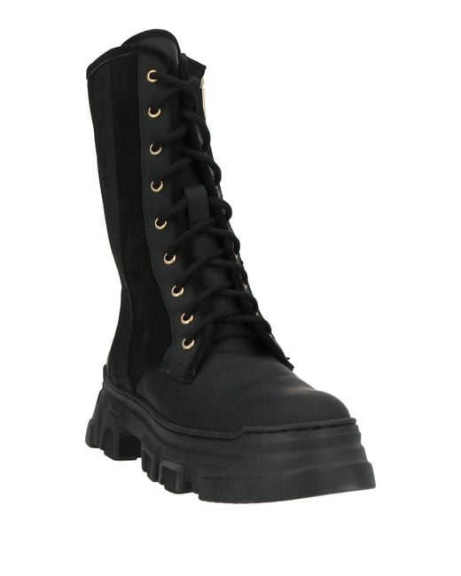 Pollini Black Ankle Boots