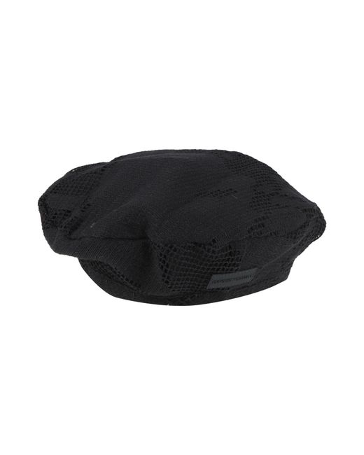 Emporio Armani Black Hat Cotton for men