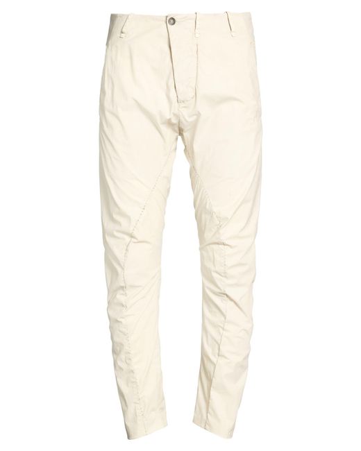 Masnada Natural Pants Cotton, Elastane for men