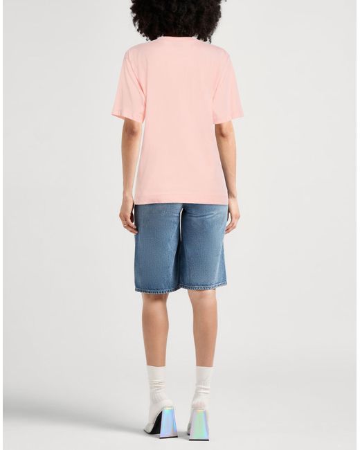 Dries Van Noten Pink T-Shirt Cotton