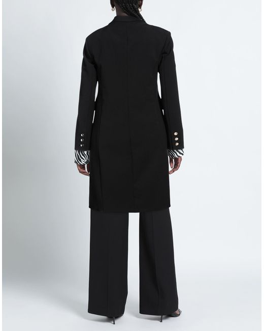 Liu Jo Black Overcoat & Trench Coat