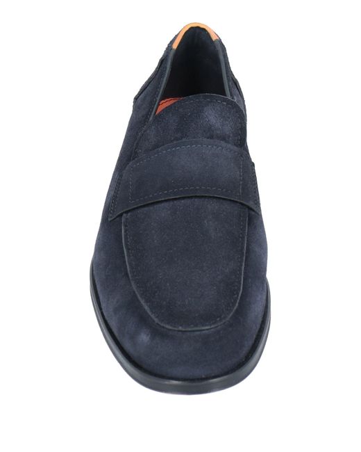 Santoni Blue Loafer for men