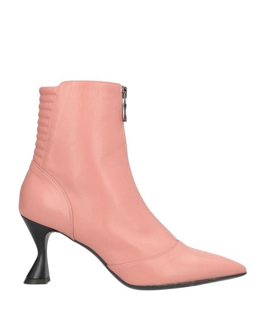 Walter Violet Pink Ankle Boots