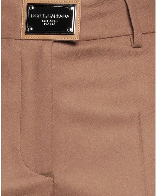 Dolce & Gabbana Brown Trouser