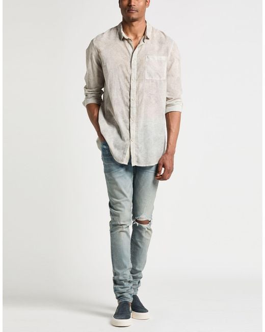 Masnada White Light Shirt Cotton for men