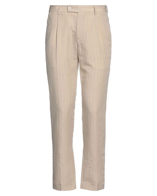 Daniele Alessandrini Natural Pants Linen, Viscose for men