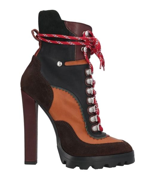 DSquared² Multicolor Ankle Boots Leather