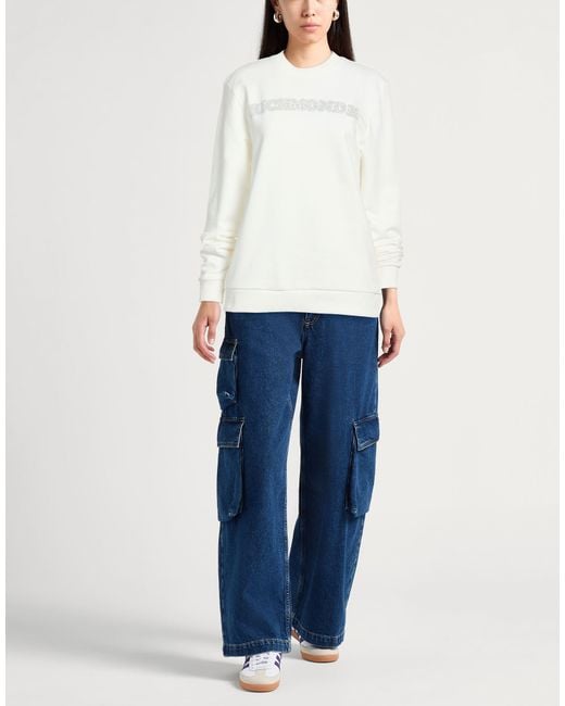 Richmond X White Sweatshirt Cotton, Polyester