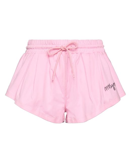 MSGM Pink Shorts & Bermuda Shorts
